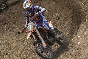 Simon Längenfelder gewann das Qualifikationsrennen in Uddevalla