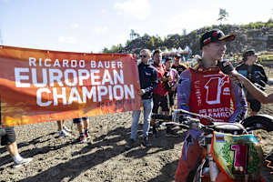 Ricardo Bauer wurde vorzeitig EMX125 Europameister