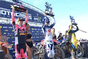 Das 450er Podium von Unadilla