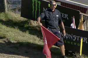 Der zweite MXGP-Lauf musste mit roter Flagge abgebrochen werden