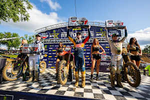 Das 250er Podium in Budds Creek