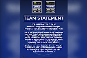 Star Racing Yamaha wird nicht zum MXoN in Ernée antreten