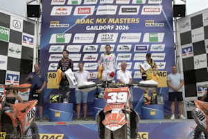 Das Masters-Podium in Gaildorf