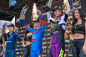 Das 250er Podium in Carson