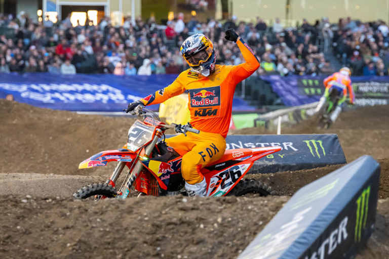 Jorge Prado feiert seinen Erfolg