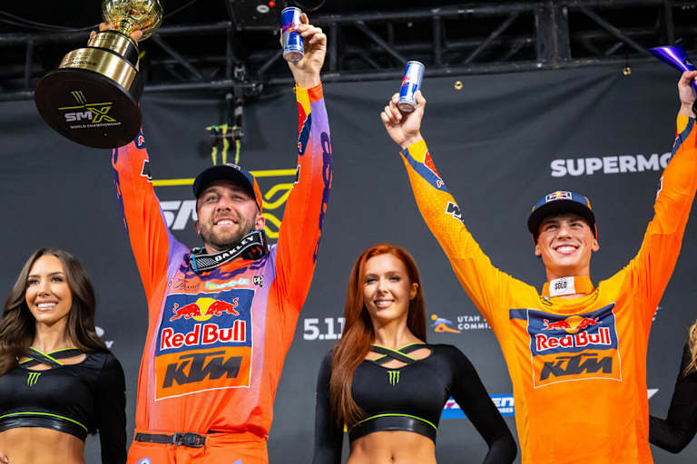 Eli Tomac und Jorge Prado standen in Anaheim auf dem Podium