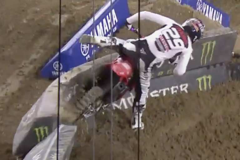 Chance Hymas kam nach dem Zwischenfall von San Diego von der Strecke ab