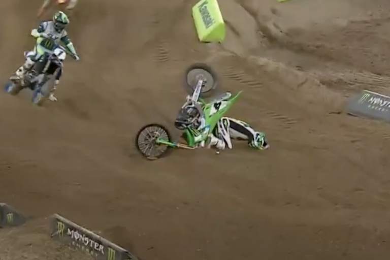 Chase Sexton stürzte im Vorlauf in Führung liegend