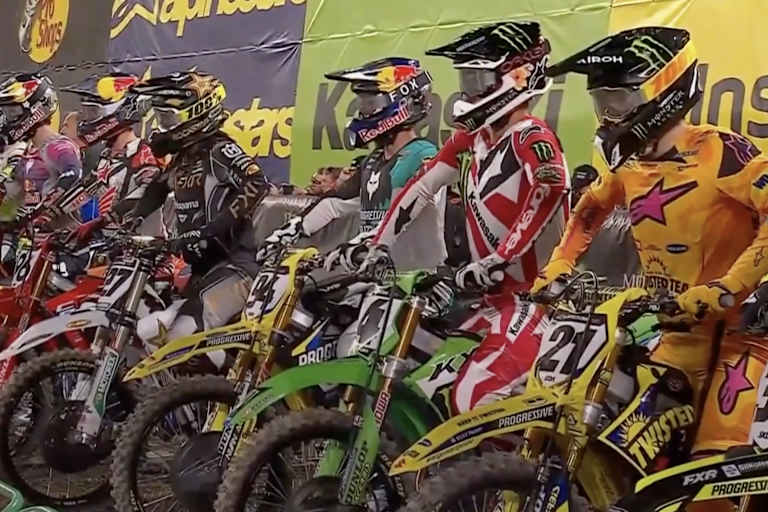 Start zum 450er Finale von Anaheim 2
