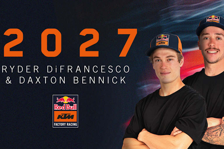 Ryder DiFrancesco und Daxton Bennick wechseln zu KTM