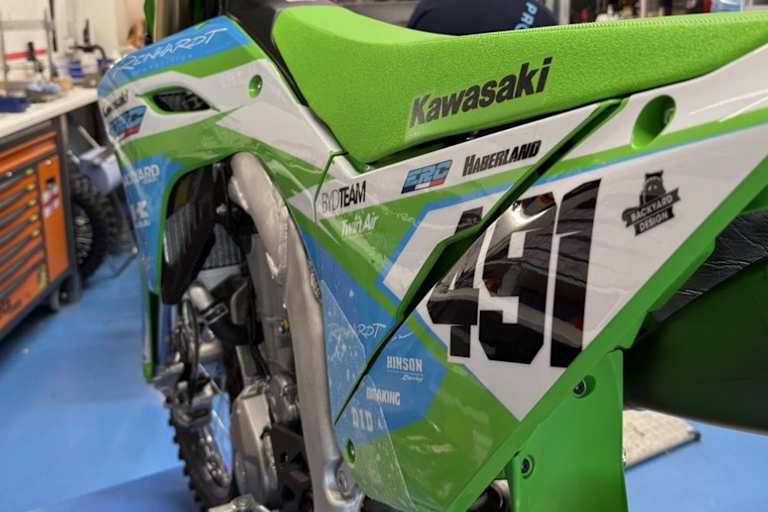 Die Kawasaki von Paul Haberland