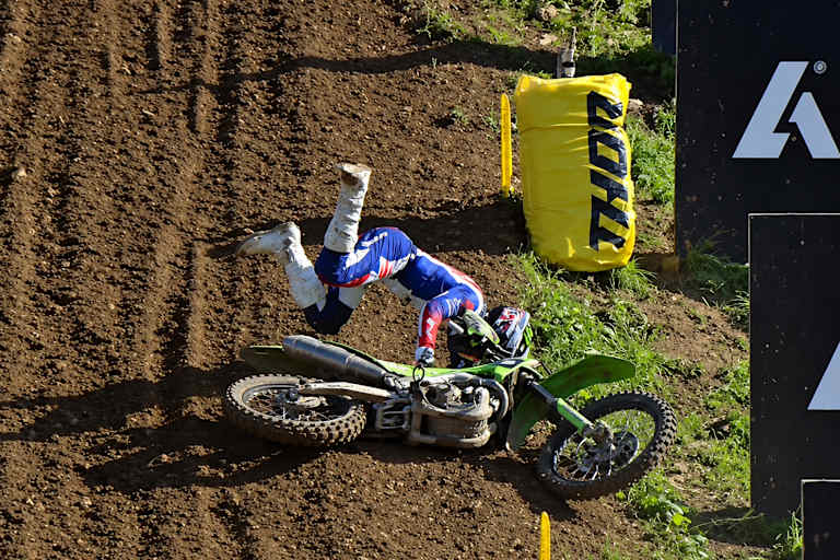 Romain Febvre stürzte im dritten Lauf