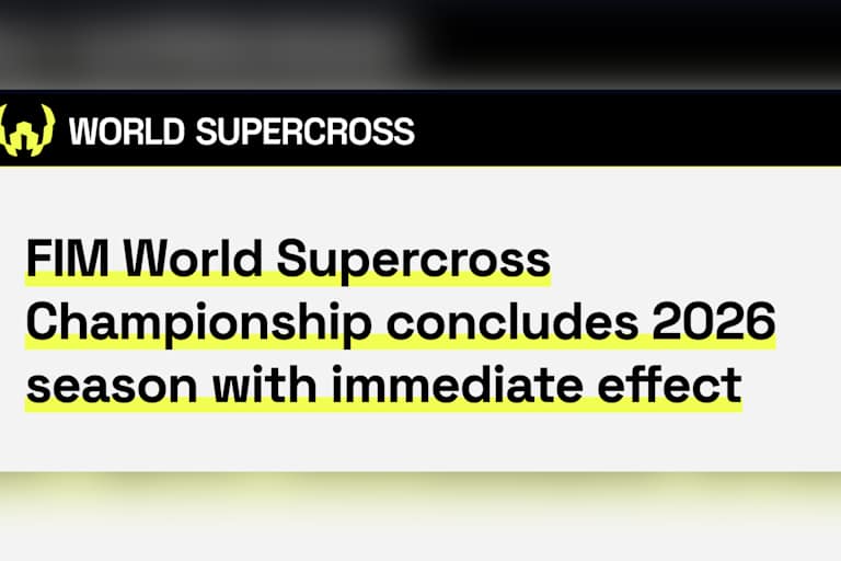 Die Supercross-WM ist am Ende