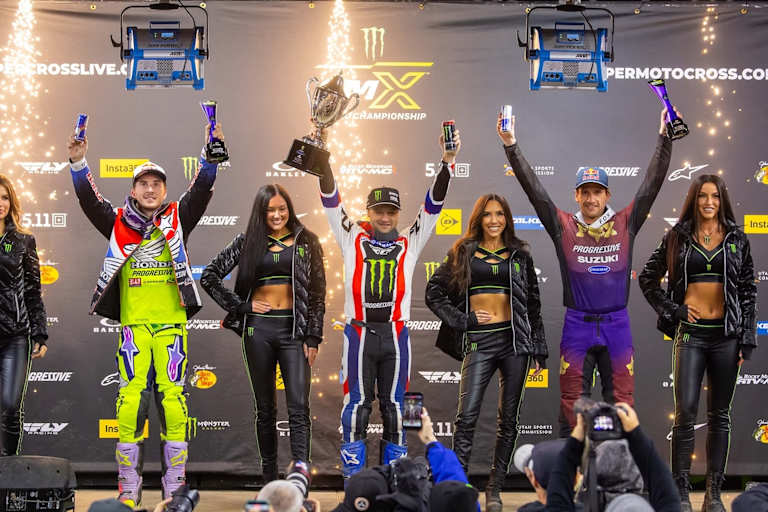 Das 450er Podium in Houston