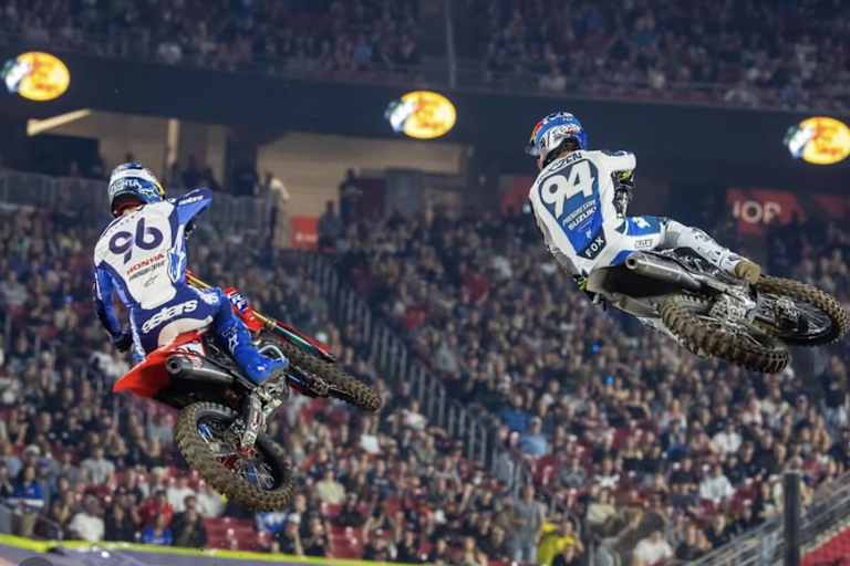 Hunter Lawrence und Ken Roczen in Glendale