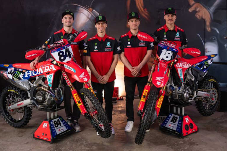 Jeffrey Herlings, Valerio Lata, Tom Vialle und Ruben Fernandez
