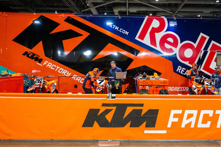 Das Red Bull KTM-Werksteam in Seattle