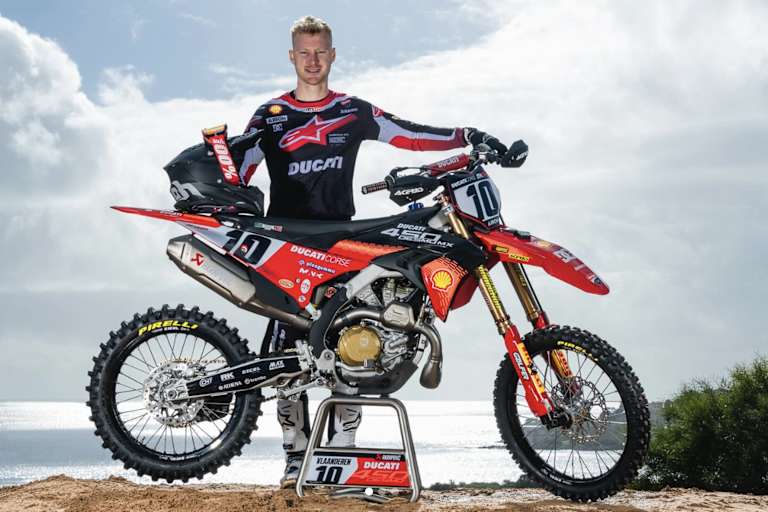 Die Ducati Desmo450 von Calvin Vlaanderen