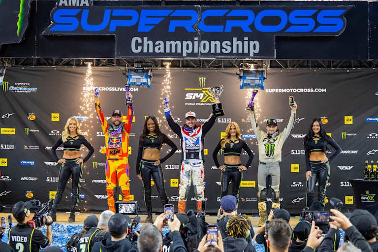 Hunter Lawrence gewann in Arlington vor Eli Tomac und Cooper Webb
