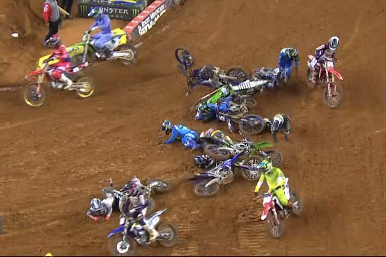 Der Startcrash in Arlington