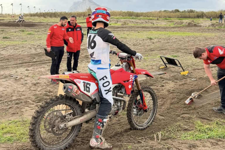 Tom Vialle auf Honda