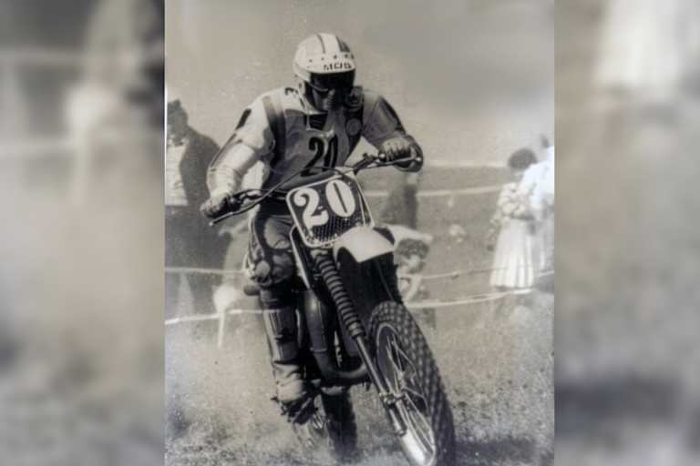 Egbert Böhme mit der LHE Honda und seiner Karriere-Startnummer 20