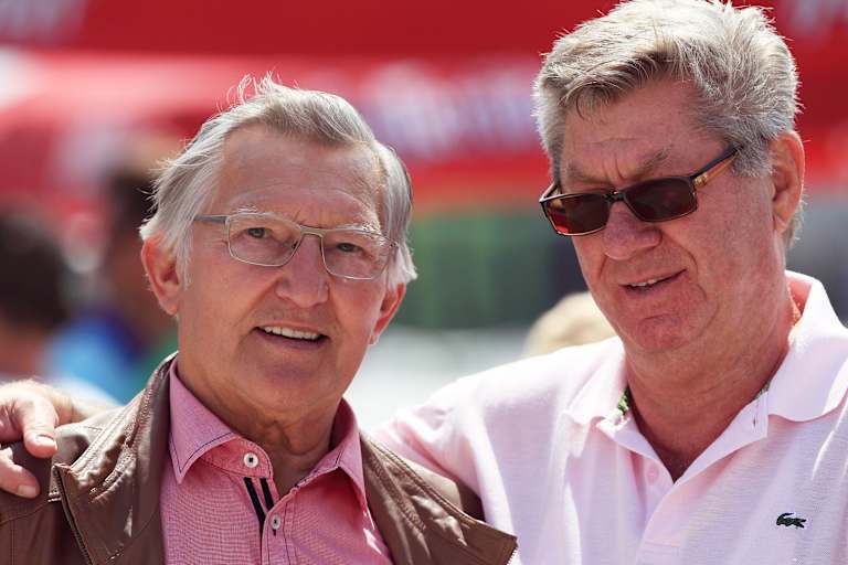 Motocross-Weggefährten im Talkessel: Martin Böhme & Hans-Joachim Helmholdt