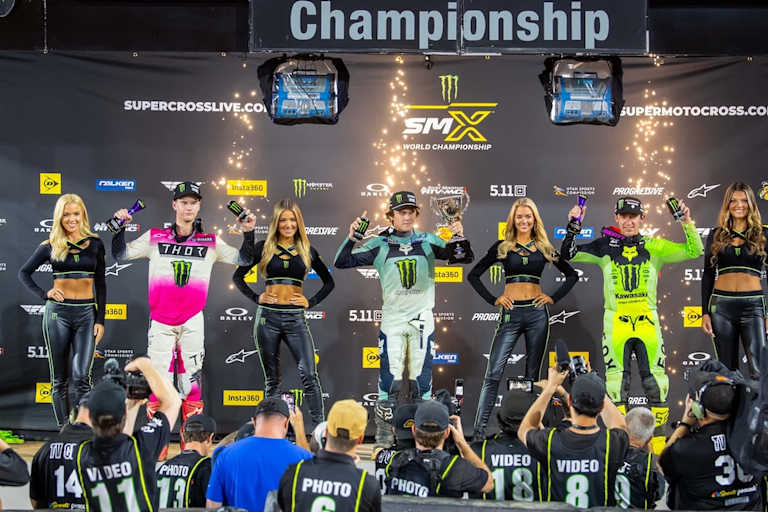 Das Podium des East/West Showdown Events von Birmingham