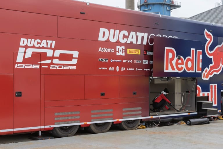 Das Ducati Corse-Werksteam ist eingetroffen