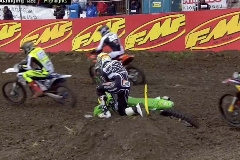 Mathis Valin stürzte in Führung liegend