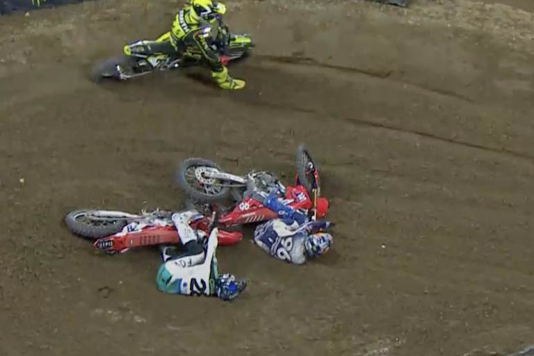 Der zweite Crash von Hunter Lawrence