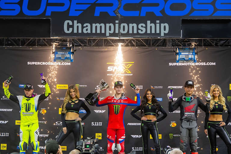 Das 250er Podium von Detroit