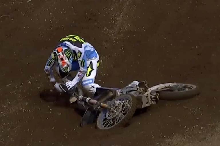 Der Crash von Tim Gajser in Bariloche (Argentinien)