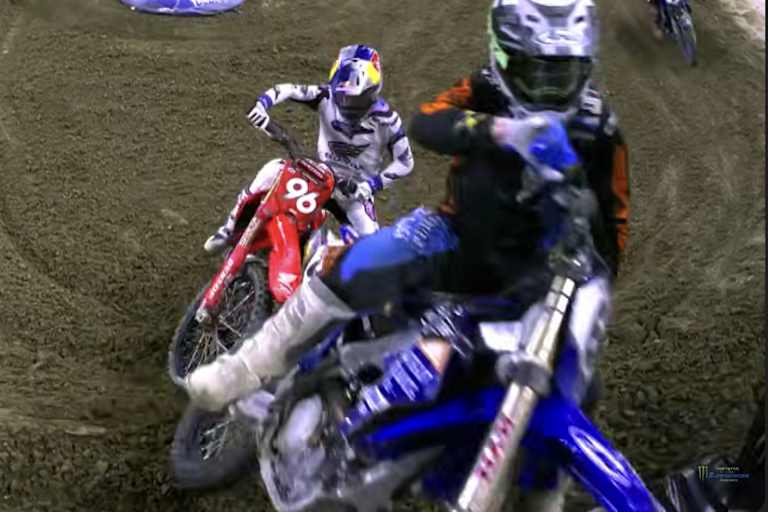 Hunter Lawrence kollidierte in Idianapolis mit einem Überrundeten