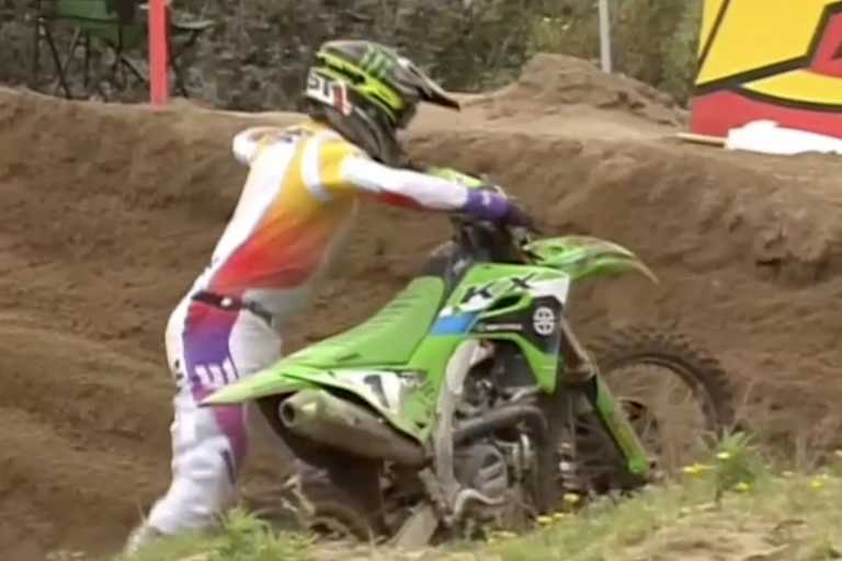 Romain Febvre stürzte im ersten Lauf von Riola Sardo