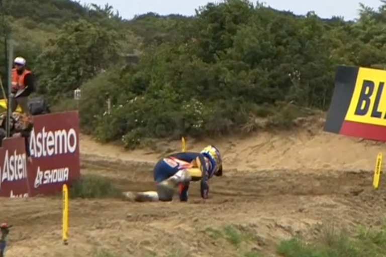 Sacha Coenen stürzte in Riola Sardo Führung liegend
