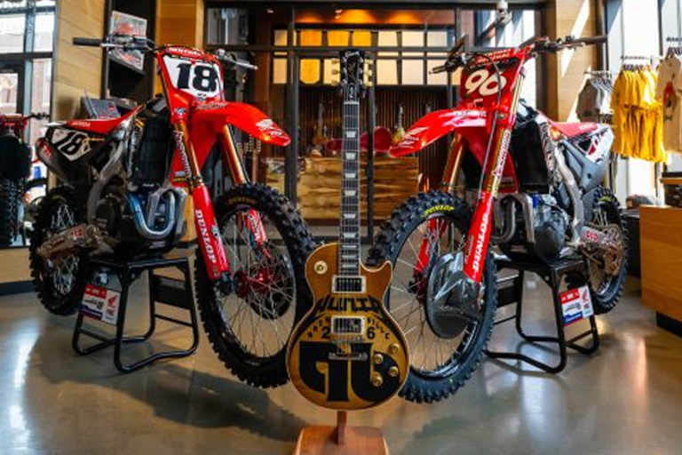 Die Les-Paul-Gitarre von Gibson im Hunter-Lawrence-Design