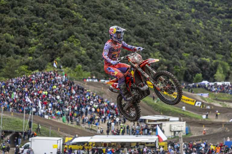 Simon Längenfelder haderte mit der Srecke im Trentino