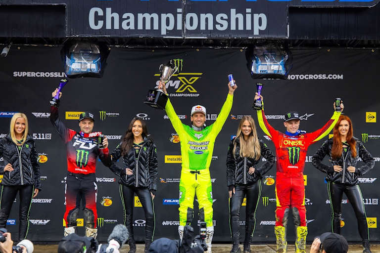 Ken Roczen gewann in Cleveland vor Cooper Webb und Justin Cooper