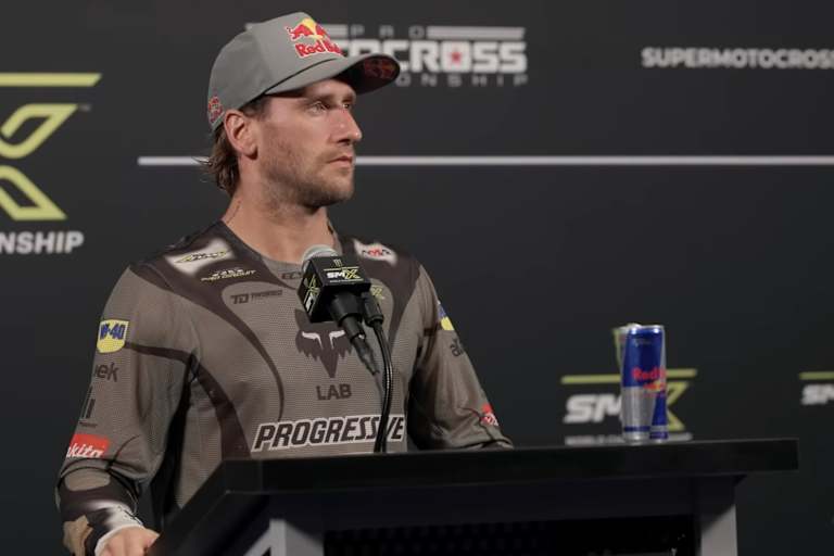 Ken Roczen während der Pressekonferenz in Philadelphia