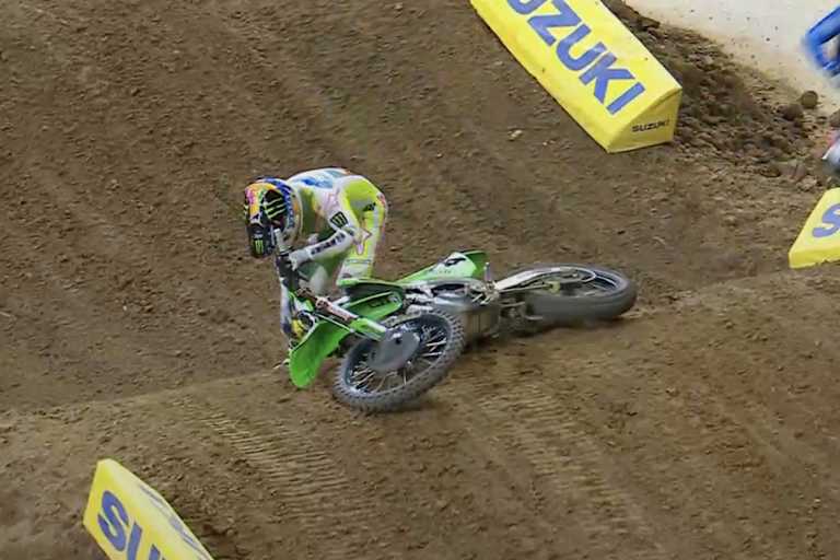 Chase Sexton fiel nach Sturz aus