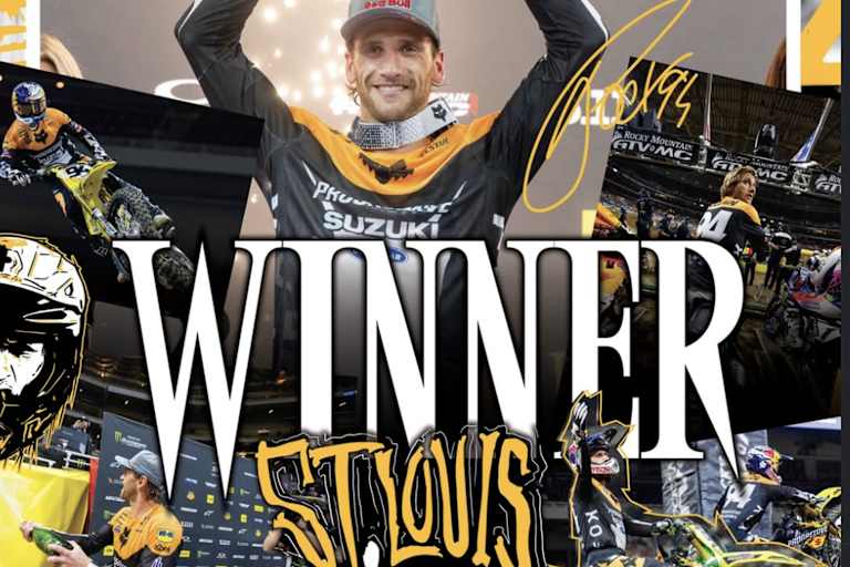 Ken Roczen gewann den 12. Lauf der Supercross-Meisterschaften in St. Louis