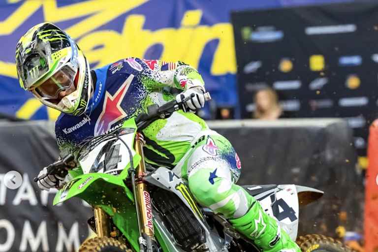 Chase Sexton musste das Finale von St. Louis nach einem Crash aufgeben