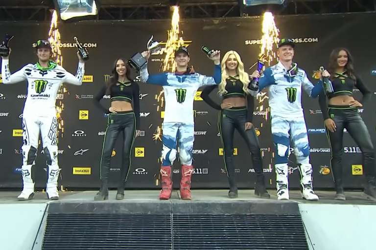 Das 250er-Podium in Salt Lake City