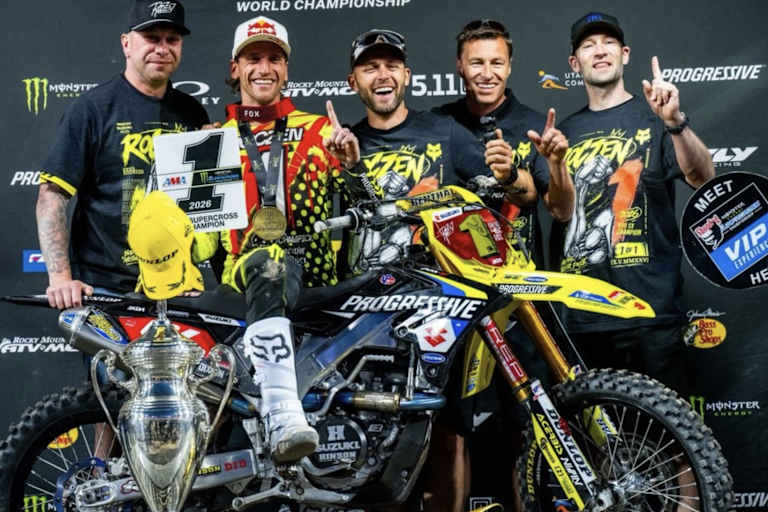 Tim Koch mit Ken Roczen in Salt Lake City