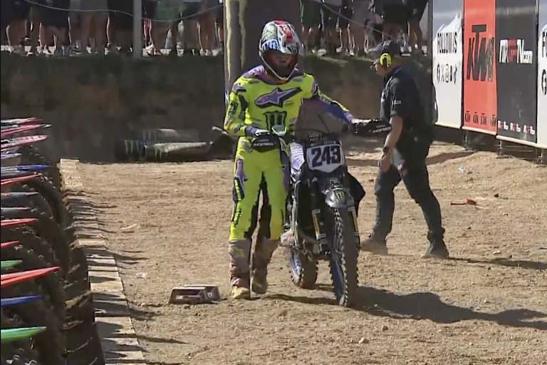 Tim Gajser erhielt Startverbot, weil er das Motorrad wechselte