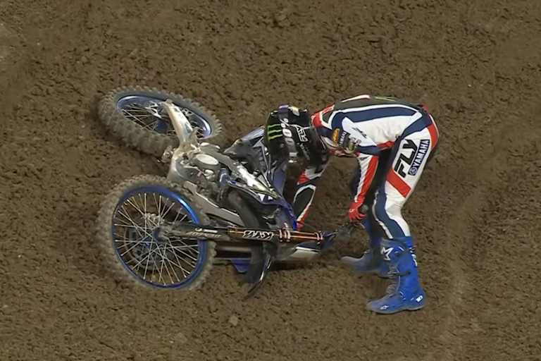 Cooper Webb kollidierte mit Jorge Prado und stürzte