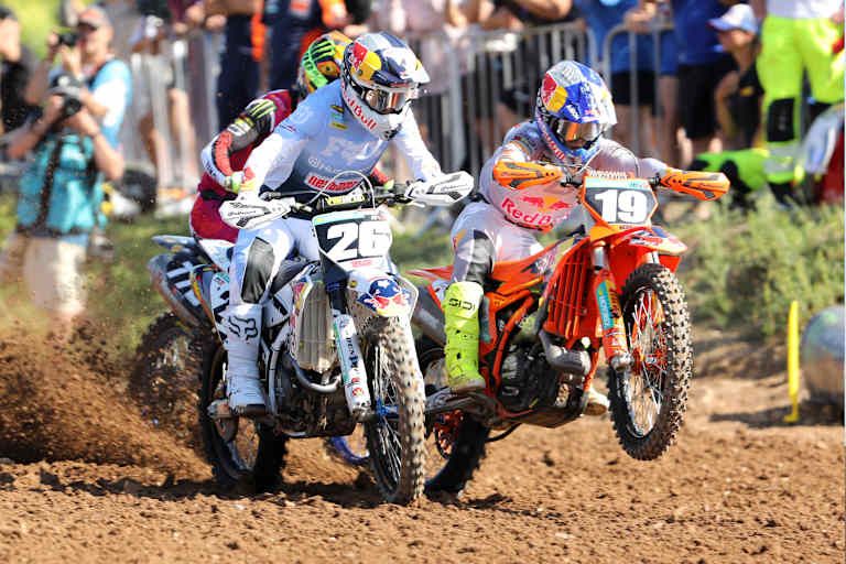 Sacha Coenen und Liam Everts am Start