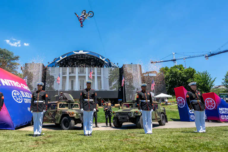 Backflip vor dem Weißen Haus