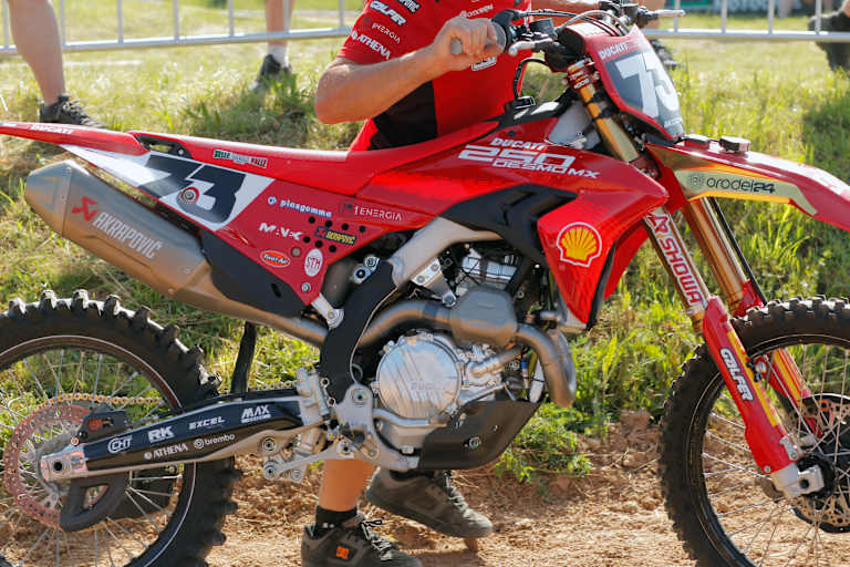 Die Ducati Desmo250 von Ferruccio Zanchi in der MX2-WM